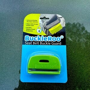 BuckleRoo Green Seat Belt Buckle Guard